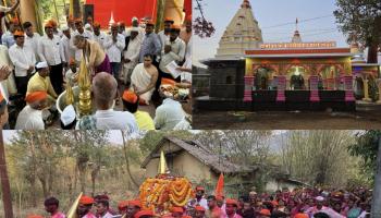 शिळींब गावात ग्रामदैवत श्री काळभैरवनाथ मंदिराचा जीर्णोद्धार सोहळा उत्साहात संपन्न; आमदार सुनील शेळके यांची उपस्थिती