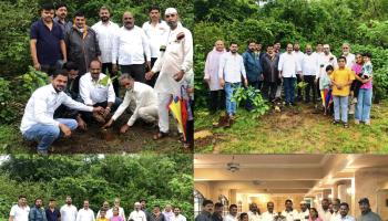 मावळ माझा न्यूजच्या वर्धापनदिनानिमित्त लोणावळा शिवसेना परिवाराच्या वतीने वृक्षारोपण
