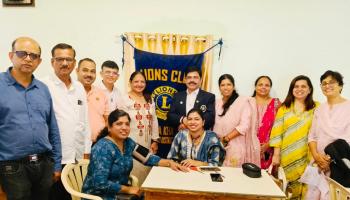 लायन्स क्लबच्या आरोग्य तपासणी शिबिरात ७४ नागरिकांची तपासणी