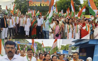 Operation sindoor l भारतीय सैनिकांच्या प्रती कृतज्ञता व्यक्त करण्यासाठी लोणावळ्यात तिरंगा रॅली संपन्न