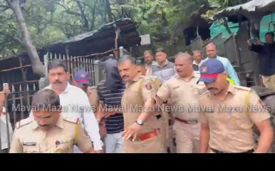 Ketan Agarwal Murder Case l लोहगडावर चेतन चौधरी कडून केतन अग्रवाल च्या हत्येचा सीन रिक्रेशन; पोलीस अधीक्षकांनी उपस्थिती - कडक बंदोबस्त