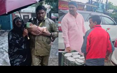 लोणावळ्यात अतिवृष्टीचा हाहाकार; नगरसेवक मोबीन इनामदार यांनी जीव धोक्यात घालून वाचविले अनेक जीव