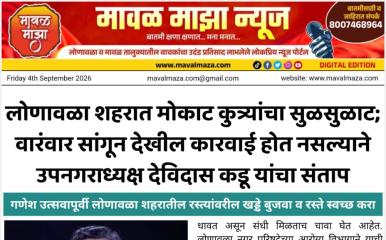 लोणावळा शहरात मोकाट कुत्र्यांचा सुळसुळाट; वारंवार सांगून देखील कारवाई होत नसल्याने उपनगराध्यक्ष देविदास कडू यांचा संताप 
