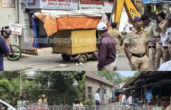 Lonavala News l लोणावळ्यात अतिक्रमण कारवाईचा जोर ओसरला; कारवाई केलेल्या ठिकाणी पुन्हा टपऱ्या 
